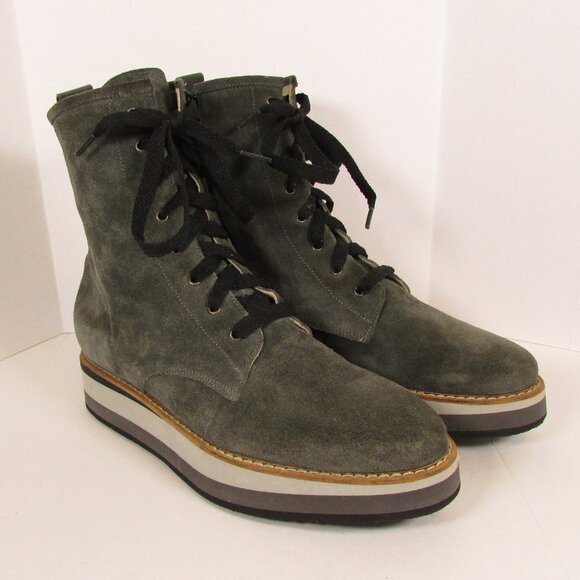 Hegos Liverpool Women's Suede Boots Made in Italy Size 37(6.5) - Picture 1 of 7